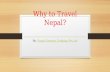 Why to travel Nepal | Reasons for Trekking in Nepal