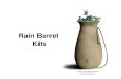 Rain Barrel Kits 1-2-3