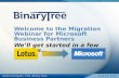 Migration Webinar for Microsoft Business Partners