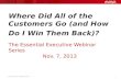 Where Did All of My Customers Go (And How Can I Win Them Back)?