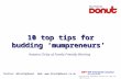 10 top tips for budding ‘mumpreneurs’