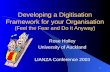 Developing a Digitisation Framework for your Library. 2003