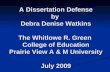 Dr. William Allan Kritsonis, Dissertation Chair for Debra Denise Watkins, Dissertation Defense PPT.
