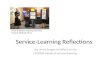Service Learning Reflections
