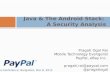 Java & The Android Stack: A Security Analysis