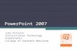 New Features In Power Point 2007 Ppt