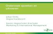 Kom verder. Saxion. Onderzoek opzetten en uitvoeren Johan Smits Hogeschooldocent Saxion Hogescholen Enschede Marketing & International Management.
