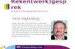 Reken(werk)gesprek praktisch rekengespreksinstrument Henk Logtenberg Henk Logtenberg is als rekenexpert werkzaam bij CPS Onderwijsontwikkeling en advies.