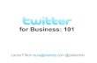 Twitter for Business 101: Twtrcon