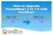 How to upgrade prestashop 1.3 to 1.5