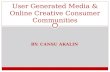 User Generated Media and Online Creative Consumer Communities