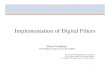 Implementation of Digital Filters