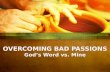 God's Word Versus Mine