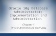 Oracle 10g Database Administrator: Implementation and ...