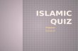 Islamic Quiz - Sahabah