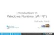 ITCamp 2012 - Raffaele Rialdi - Introduction to WinRT