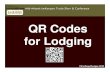 QR Codes for Bed and Breakfasts