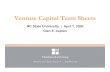 Venture Capital Term Sheets (April 7, 2009)