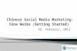 Sina Weibo for your business: Getting Started