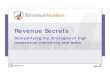 Revenue Secrets: Demystifying the Strategies of High Momentum Marketing and Sales