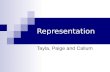 Representation   tayla, paige and callum
