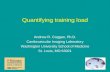 UK Sport talk on quantifying training load