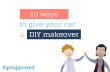10 ways to give your car a DIY upgrade
