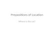 Prepositions Of Location   Prepositions   Intro2