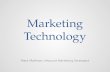 Marketing Technology and Resources