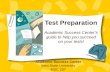 Test taking-prep