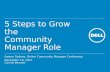 2011: Connie Bensen (Dell) - 5 Steps to Grow the Community Manager Role