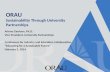 ORAU: Sustainability Through University Partnerships