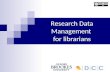 Research Data Management for Librarians at Oxford Brookes