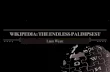 Wikipedia - the endless palimpsest
