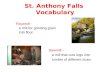 St Anthony Falls Vocabulary Fixed