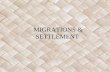 Migrations and settlement