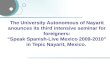 Speak Spanish-Live Mexico 2009-2010