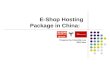 E-Shop Hosting Package in China