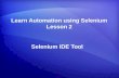 Learn Test Automation using Selenium - Lesson 2