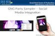 GNG Party Sampler – Social Media Integration