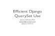 Efficient Django QuerySet Use