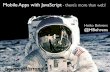 beyond tellerrand: Mobile Apps with JavaScript – There's More Than Web