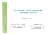Sharon - Consumer Driven Healthcare Success Factors