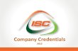 ISC Marketing Company Credentials