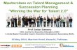 CEE LMG Talent Management  Success Planning Masterclass, Mariott Hotel, Karachi 15 May 2014