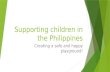 Supporting children in the philippines
