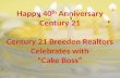 Century 21 Breeden celebrates Cake Boss
