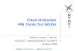 PM Systems Case Histories - Home - LINGOs