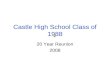 Castle Hs Class Of 1988 Electronic Scrapbook 2008