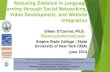 Reducing Distance in Language Learning (using technologies)